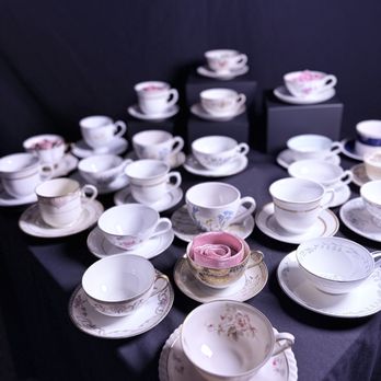 Fairy Meadows - Vintage Tea cup and saucer sets - Party Equipment Rentals Near Me Fairy Meadows - Vintage Tea cup and saucer sets - Party Equipment Rentals Near Me