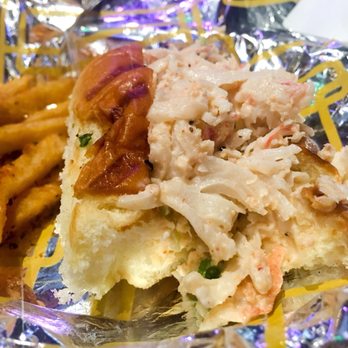 Angry Crab Shack - Lobster roll with buttery grilled bun... half eaten because I almost forgot to take a pic! Sooo good! - Cajun/Creole Near Me - Phoenix, Arizona Angry Crab Shack - Lobster roll with buttery grilled bun... half eaten because I almost forgot to take a pic! Sooo good! - Cajun/Creole Near Me - Phoenix, Arizona