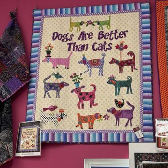 Roxanne's a Wish and a Dream - Wall quilt that came in both dog and cat - Fabric Stores Near Me - Carpinteria, California