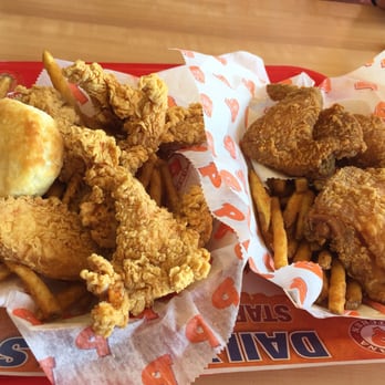 Popeyes Louisiana Kitchen - two baskets of fried chicken and french fries - Chicken Wings Near Me - St. Catharines, Ontario Popeyes Louisiana Kitchen - two baskets of fried chicken and french fries - Chicken Wings Near Me - St. Catharines, Ontario