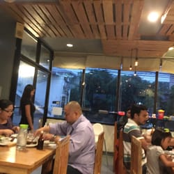 The Rib Shack - Wood gives the place a homey rustic feel.