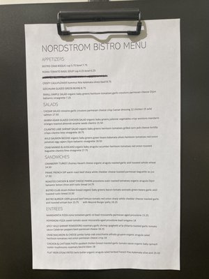 Menu photo 4 Café Bistro at Nordstrom Durham, NC