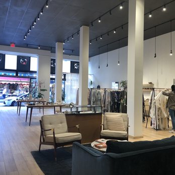 KIM + ONO - Interior with seating area - Women's Clothing Near Me - San Francisco, California KIM + ONO - Interior with seating area - Women's Clothing Near Me - San Francisco, California