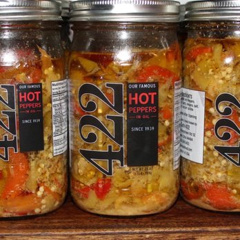 Cafe 422 - Homemade Hot peppers in oil - Italian Near Me - Warren, Ohio