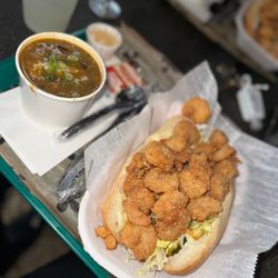 The Rougaroux - Gulf fried shrimp po boy