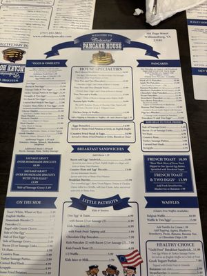 Menu photo 1 Colonial Pancake House Williamsburg, VA Menu photo 1 Colonial Pancake House Williamsburg, VA