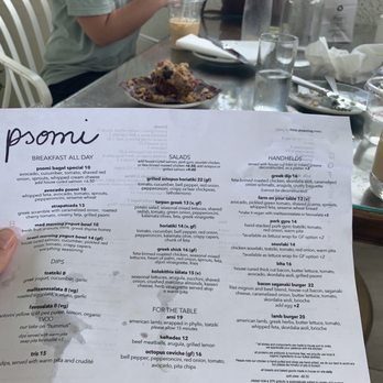 Psomi - Menu - Bakeries Near Me - Tampa, Florida