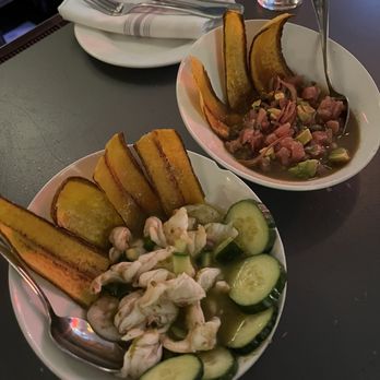 PURO ceviche bar - Aguachile Shrimp and Tuna ceviche - Wine Bars Near Me - Boston, Massachusetts PURO ceviche bar - Aguachile Shrimp and Tuna ceviche - Wine Bars Near Me - Boston, Massachusetts