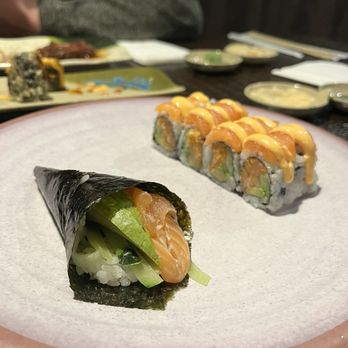 Sushi Lover - Salmon Roll Spicy Salmon Roll - Japanese Near Me - Green Bay, Wisconsin Sushi Lover - Salmon Roll Spicy Salmon Roll - Japanese Near Me - Green Bay, Wisconsin