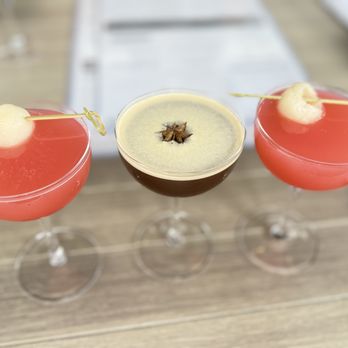 Eureka! - Martini Mondays at Eureka! Two strawberry lychee and one espresso martini. We all had two! - Burgers Near Me - Claremont, California