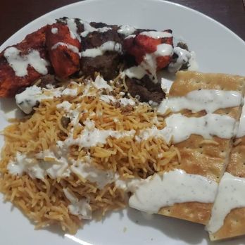 Aria Kabab - This is half of a full order of number 8 (1 beef & 1 chicken kofta) - Afghan Near Me - Flushing, New York