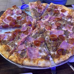 meat lovers pizza