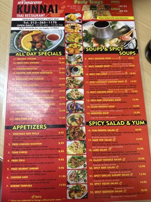 Menu photo 4 Kunnai Thai Restaurant Los Angeles, CA Menu photo 4 Kunnai Thai Restaurant Los Angeles, CA