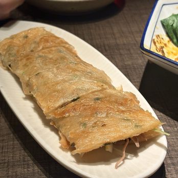Uluh - Scallion Pancake with duck - Tea Rooms Near Me - New York, New York