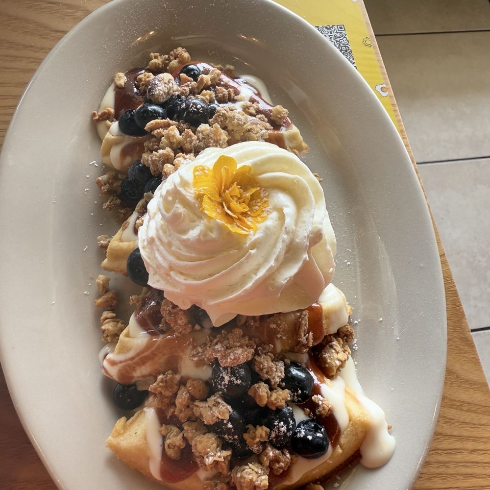Latte Factory - Guava waffles - Breakfast & Brunch Near Me - San Juan, Puerto Rico