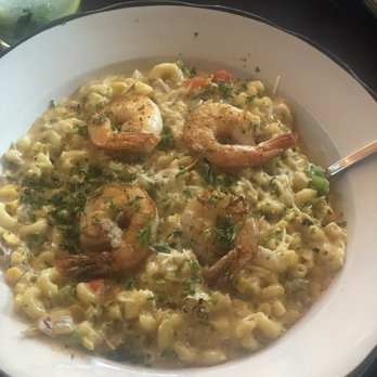 Moonshine Grill - Chile mac with shrimp - Southern Near Me - Austin, Texas Moonshine Grill - Chile mac with shrimp - Southern Near Me - Austin, Texas