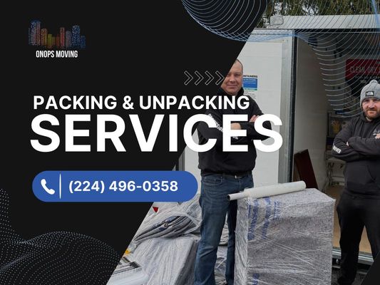 Packing & Unpacking services - Our Packing & Unpacking service is for people who don't have the time, tools, or patience to deal with boxes, tape, and breakables. We carefully wrap and organize your items using the right materials to keep everything secure and easy to unpack later. From kitchenware to electronics, we handle each item with care and label everything clearly for a smoother move-in. When you arrive at your new place, we'll unpack everything and put things where you need them. We'll make sure everything is clean and tidy. You'll also get free protective padding and moving supplies with this service. If you book more than two hours, you'll save 10% on the rest of the time. Our team works efficiently and stays focused, so your move feels less like a chore and more like progress. Packing & Unpacking services - Our Packing & Unpacking service is for people who don't have the time, tools, or patience to deal with boxes, tape, and breakables. We carefully wrap and organize your items using the right materials to keep everything secure and easy to unpack later. From kitchenware to electronics, we handle each item with care and label everything clearly for a smoother move-in. When you arrive at your new place, we'll unpack everything and put things where you need them. We'll make sure everything is clean and tidy. You'll also get free protective padding and moving supplies with this service. If you book more than two hours, you'll save 10% on the rest of the time. Our team works efficiently and stays focused, so your move feels less like a chore and more like progress.