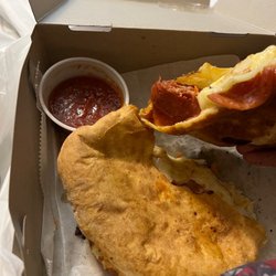 D P Dough - Construction Zone with extra cheese and pepperoni