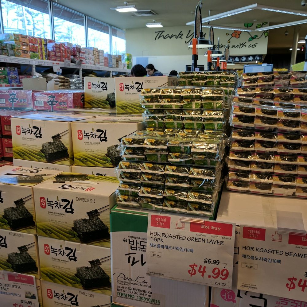 H Mart - Great Neck - Seaweed packs on sale. Love this stuff. - Grocery Near Me - Great Neck, New York