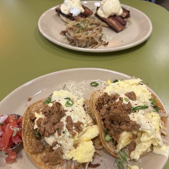 Snooze, an A.M. Eatery - Two Breakfast Tacos - Breakfast & Brunch Near Me - Tucson, Arizona Snooze, an A.M. Eatery - Two Breakfast Tacos - Breakfast & Brunch Near Me - Tucson, Arizona
