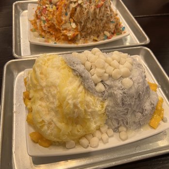 Dzert - Mango taro with mango, mochi, and condensed milk Teaspoon with coffee instead of green tea bc they ran out - Coffee & Tea Near Me - Buena Park, California Dzert - Mango taro with mango, mochi, and condensed milk Teaspoon with coffee instead of green tea bc they ran out - Coffee & Tea Near Me - Buena Park, California