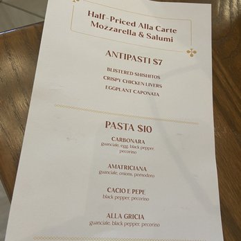 Bastone - Happy hour (HH) food menu - Pasta Shops Near Me - Atlanta, Georgia