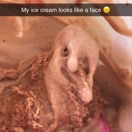 Ice cream face