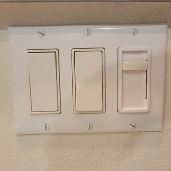 JBJB handyman - New dimmer installed on the right. - Handyman Near Me JBJB handyman - New dimmer installed on the right. - Handyman Near Me
