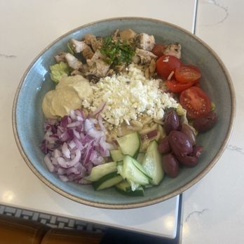 Cafe Express - New Mediterranean Chicken Bowl - Sandwiches Near Me - Houston, Texas