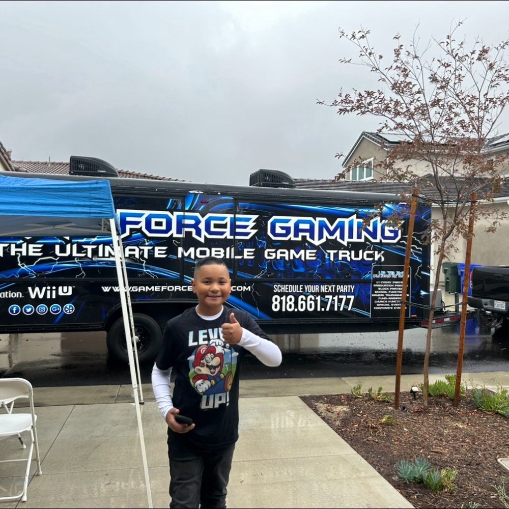 Game Force Gaming - My grandsons 9th birthday party!!! - Game Truck Rental Near Me - Valencia, California Game Force Gaming - My grandsons 9th birthday party!!! - Game Truck Rental Near Me - Valencia, California