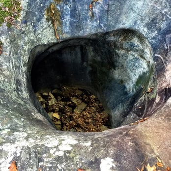 Glory Hole Falls - Looking into the hole. - Hiking Near Me