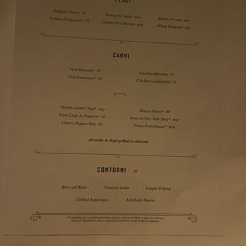 Carbone - Menu - Italian Near Me - Las Vegas, Nevada Carbone - Menu - Italian Near Me - Las Vegas, Nevada