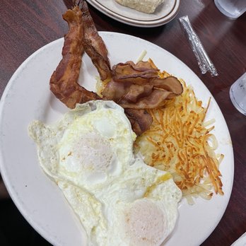 The Brick House Cafe - Early to rise two eggs. SO MUCH BACON - Breakfast & Brunch Near Me - Plant City, Florida The Brick House Cafe - Early to rise two eggs. SO MUCH BACON - Breakfast & Brunch Near Me - Plant City, Florida