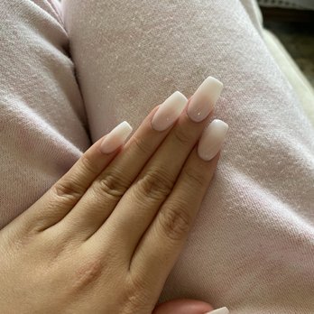 Le Magnolia Nails and PediSpa - Ombré nails with acrylic tip (coffin) - Nail Salons Near Me - Katy, Texas Le Magnolia Nails and PediSpa - Ombré nails with acrylic tip (coffin) - Nail Salons Near Me - Katy, Texas