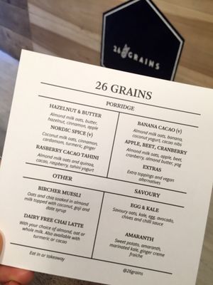 Menu photo 7 26 Grains London, XGL
