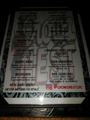 Menu photo 4 Crow's Nest Long Beach, CA