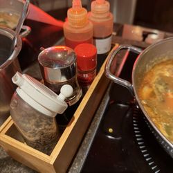 Tabu Shabu - Costa Mesa - Spices and sauces