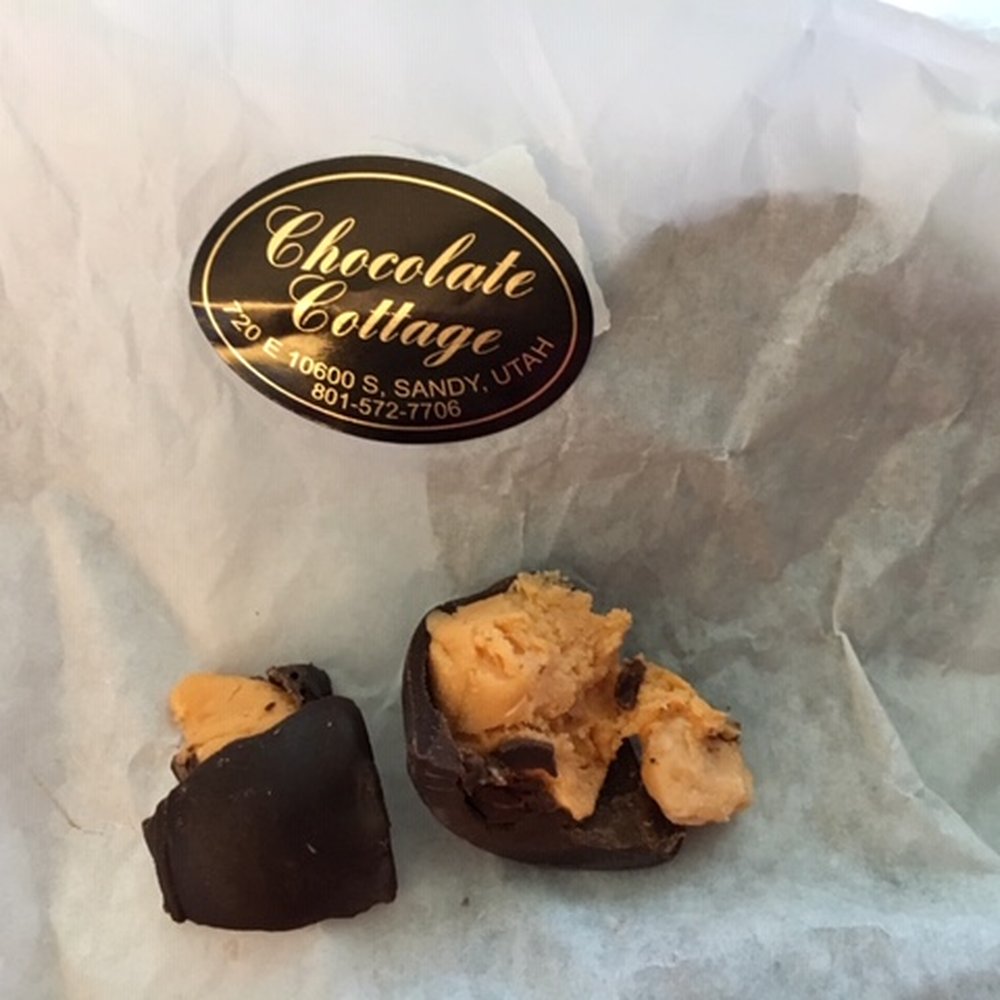 Chocolate Cottage - Orange creme - hard and grainy. Bummer. - Candy Stores Near Me - Sandy, Utah Chocolate Cottage - Orange creme - hard and grainy. Bummer. - Candy Stores Near Me - Sandy, Utah