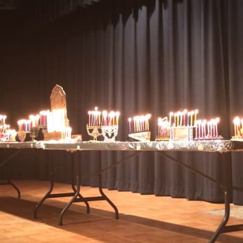 Temple Beth Hillel - Chanukiahs at the Hanukkah dinner (7th night, post Thanksgivakah!) - Synagogues Near Me - Los Angeles, California Temple Beth Hillel - Chanukiahs at the Hanukkah dinner (7th night, post Thanksgivakah!) - Synagogues Near Me - Los Angeles, California
