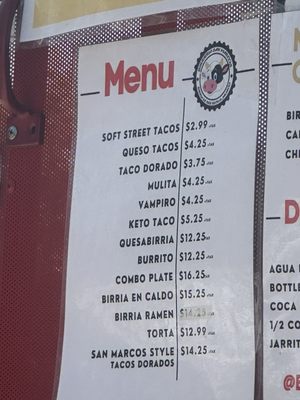 Menu photo 5 Birrieria San Marcos Van Nuys, CA