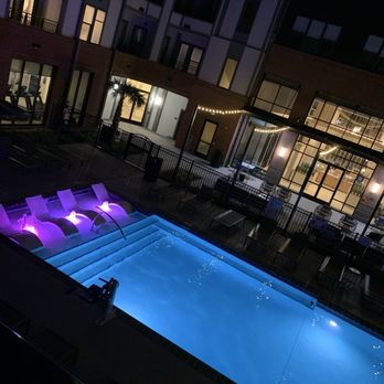 Metropolitan at the Riverwalk - Pool view from the apartment - Apartments Near Me - Wilmington, North Carolina Metropolitan at the Riverwalk - Pool view from the apartment - Apartments Near Me - Wilmington, North Carolina