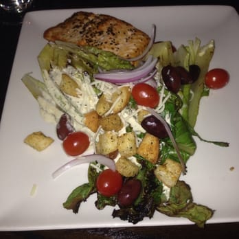 Plae Bistro - Caesar salad with salmon - New American Near Me - Green Bay, Wisconsin Plae Bistro - Caesar salad with salmon - New American Near Me - Green Bay, Wisconsin