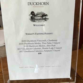 Duckhorn Vineyards - Todays tasting - Wineries Near Me - Saint Helena, California Duckhorn Vineyards - Todays tasting - Wineries Near Me - Saint Helena, California