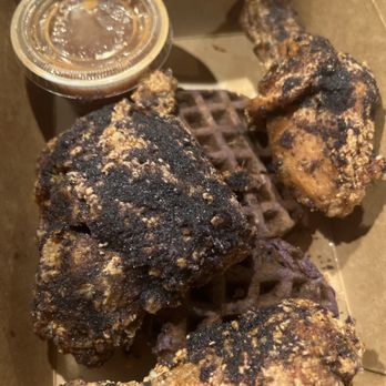 Wingz and Mi - The best Ube waffle I have ever tasted!! And the chicken is the absolutely delicious!! - Sandwiches Near Me - Murrieta, California