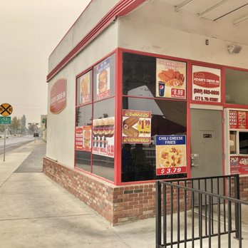 Adam's Drive-In - you walk up and order by that window. Parking is definitely a problem so order ahead for quick pickup - Fast Food Near Me - Hanford, California Adam's Drive-In - you walk up and order by that window. Parking is definitely a problem so order ahead for quick pickup - Fast Food Near Me - Hanford, California