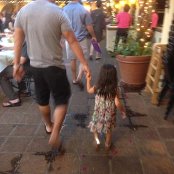 Moreno's - My niece and husband walking in. check out the cute ambience 05*16*14 - Mexican Near Me - Orange, California