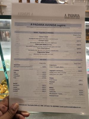 Menu photo 4 A Padaria Horta, 20