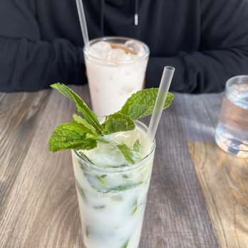 Cascalote Latin Bistro - Coconut Mojito  Agua de Horchata - Latin American Near Me - New York, New York