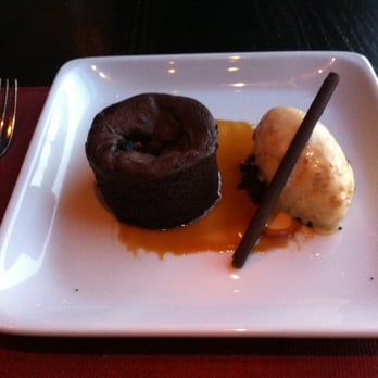 Scarpetta - Amadei Chocolate Cake Toasted Almond Gelato & Salted Caramel Sauce - Italian Near Me - Las Vegas, Nevada Scarpetta - Amadei Chocolate Cake Toasted Almond Gelato & Salted Caramel Sauce - Italian Near Me - Las Vegas, Nevada