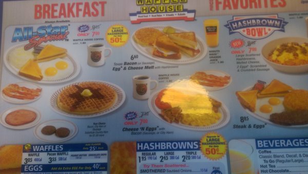 Menu photo 2 Waffle House Hickory, NC